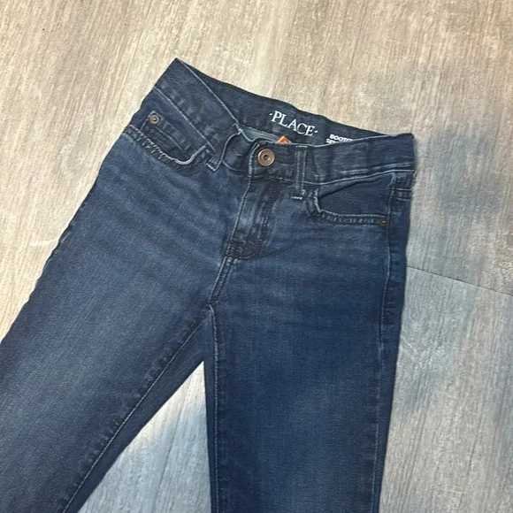 Children’s Place Dark Blue Bootcut Jeans - Picture 2 of 6